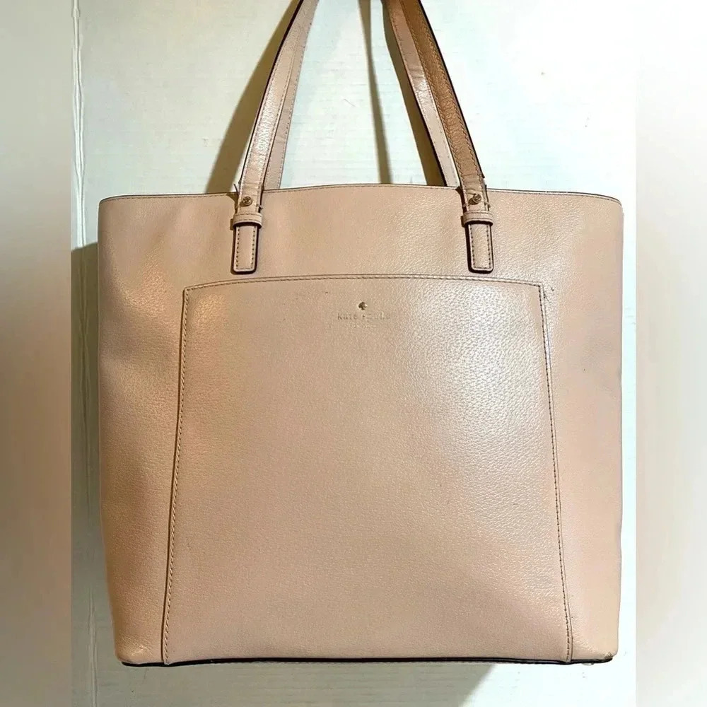 Kate spade pink leather hobo handbag